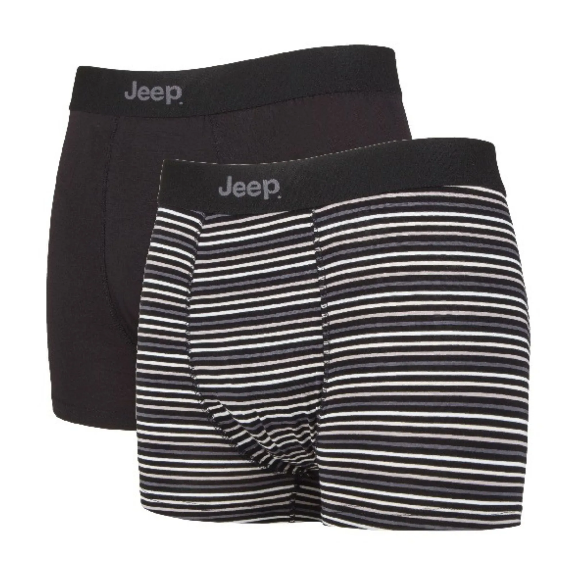 2 Pack Mens Soft Natural Bamboo Fibres Comfortable Fitted Trunks
