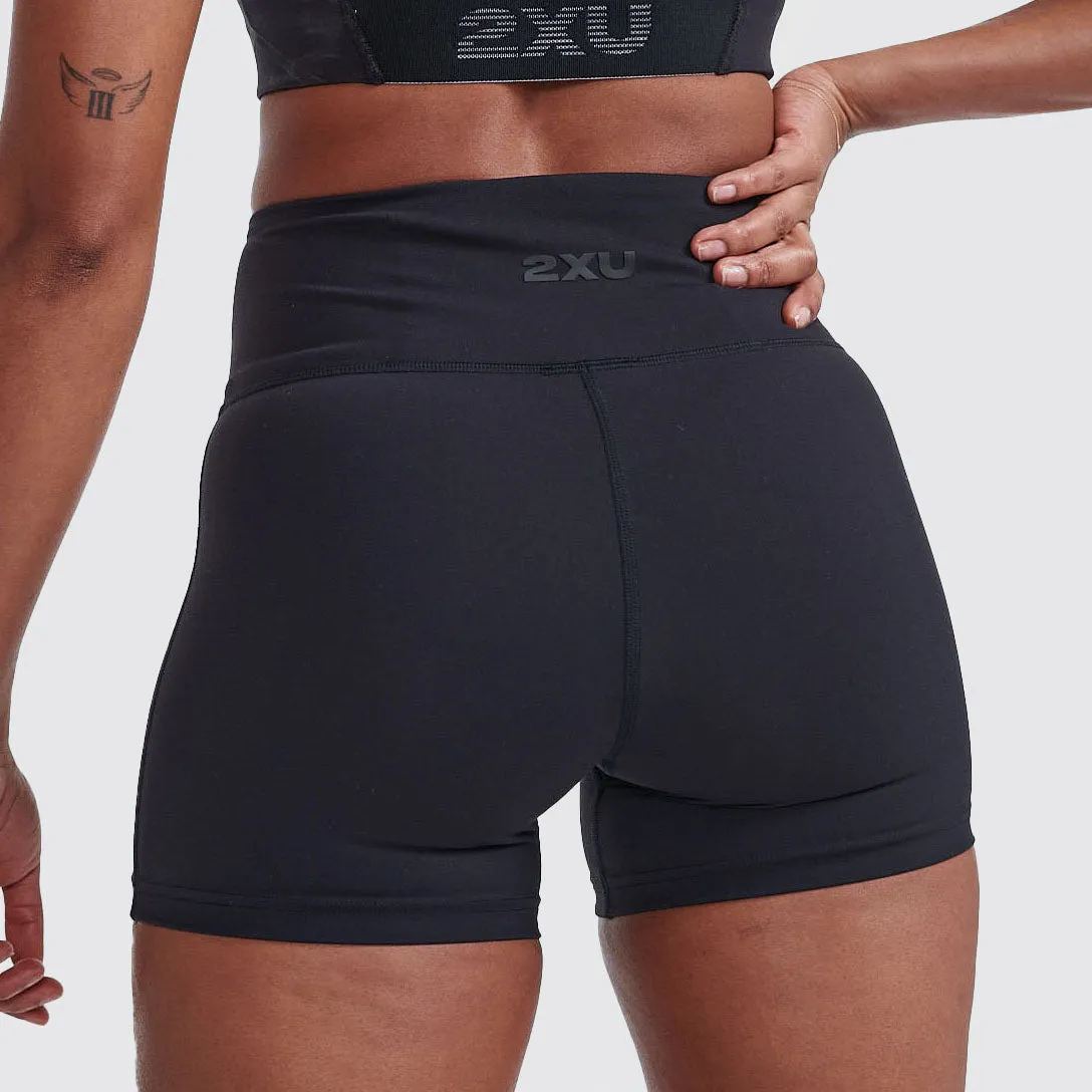 2XU - Form Hi-Rise Compression Shorts - Black/Black