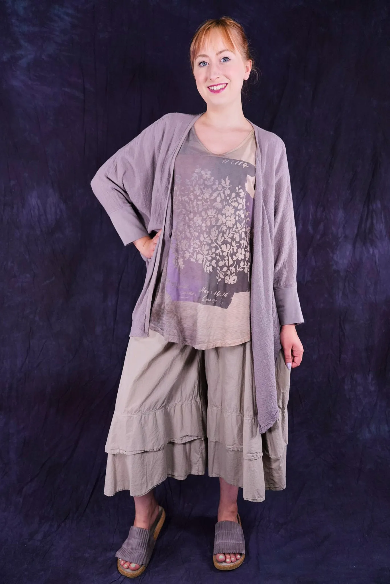 5234 Textured Cardi Shantung