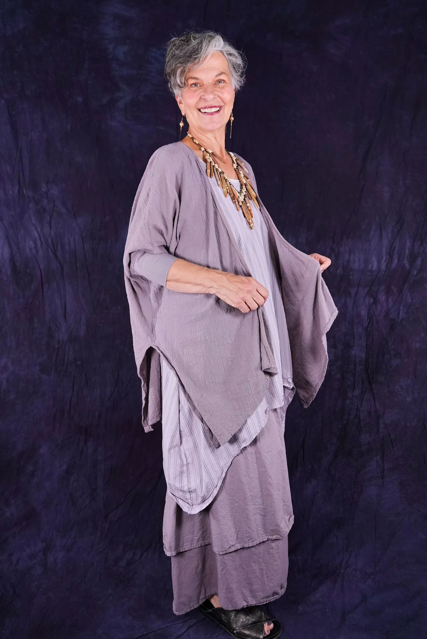 5234 Textured Cardi Shantung