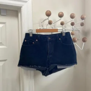 550 Levi's - Denim Vintage Cutoff Jean Shorts - Black - Size 10