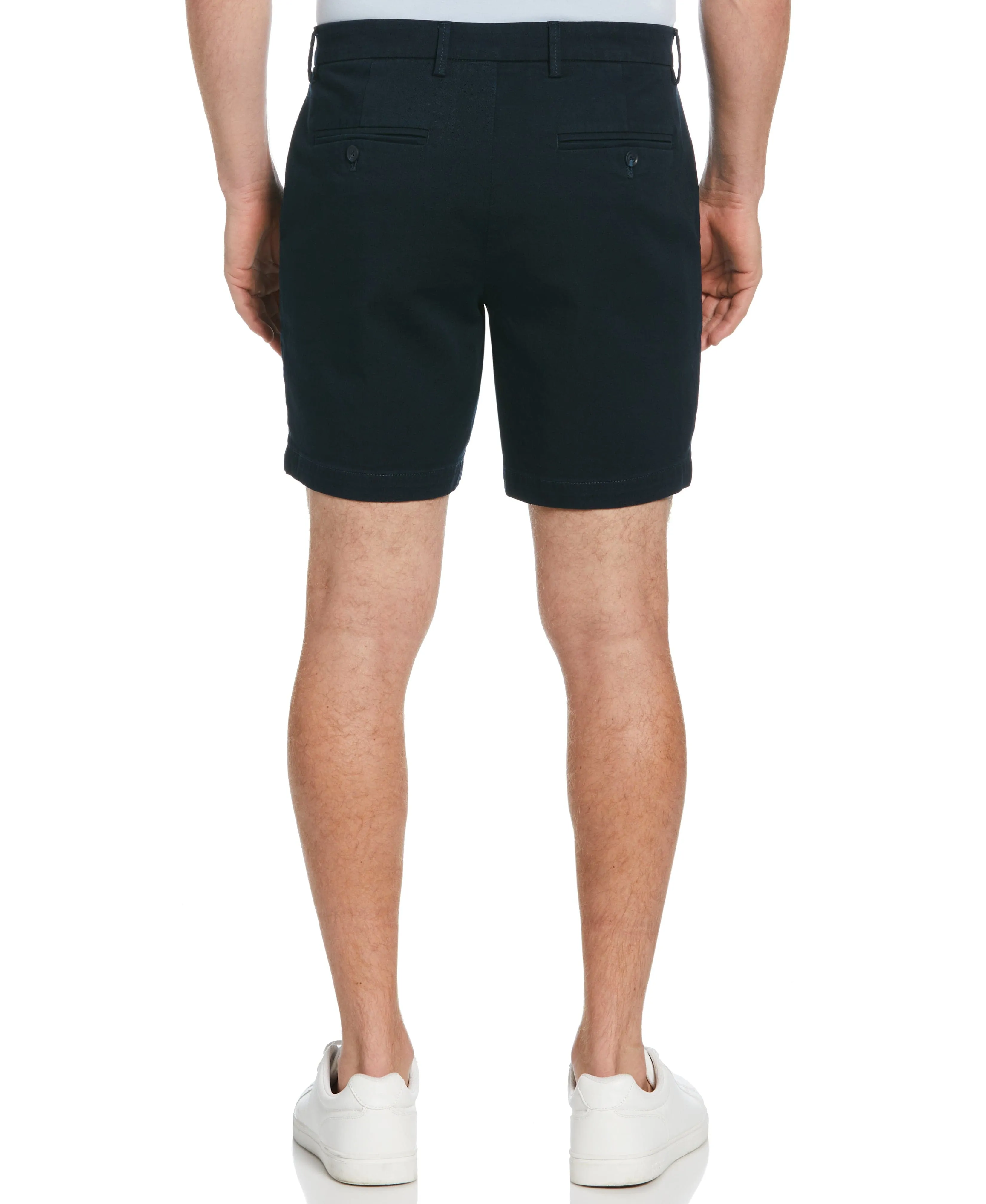 7" Stretch Dyed Solid Twill Short