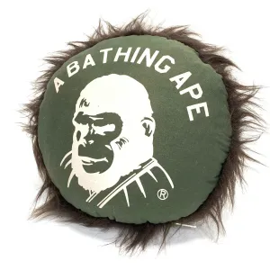 A Bathing Ape Bape Vintage POTA Faux Fur Cushion