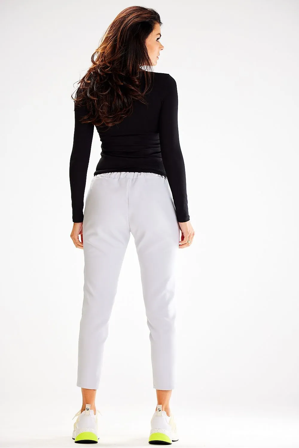 Adjustable Waist Fitted Trousers