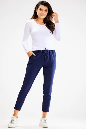 Adjustable Waist Fitted Trousers