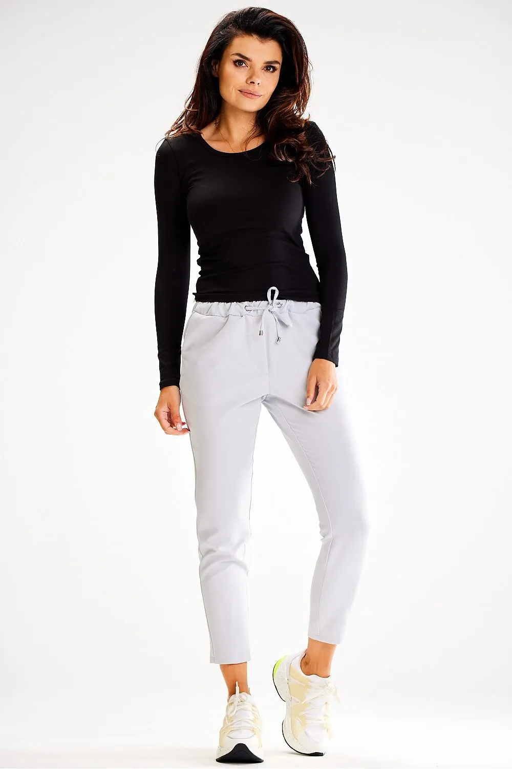 Adjustable Waist Fitted Trousers