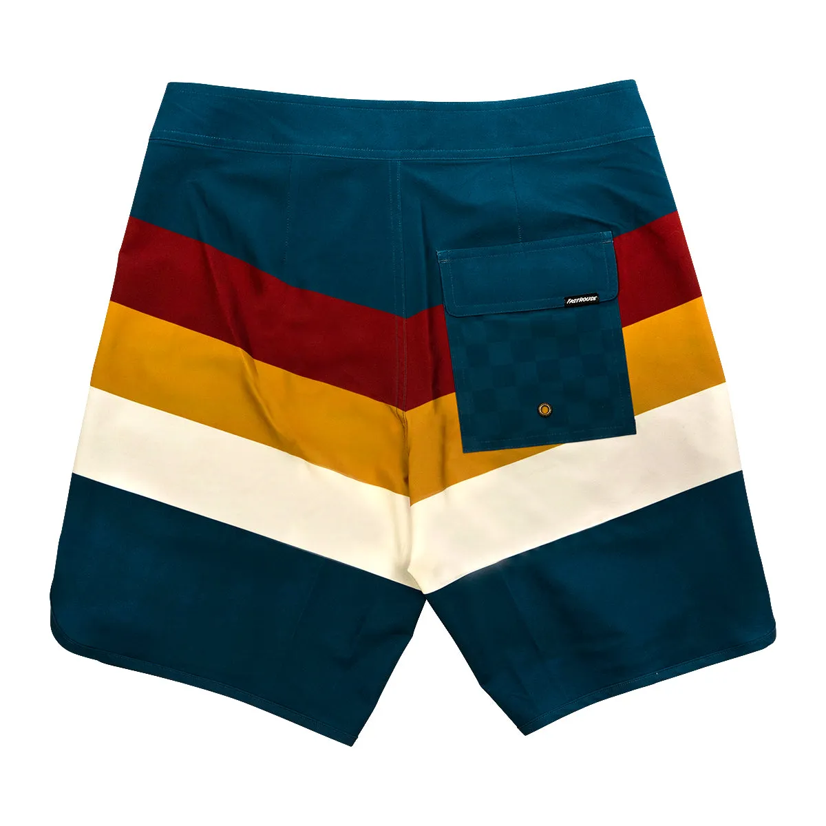 After Hours 18" Boardshort - Teal Stripe