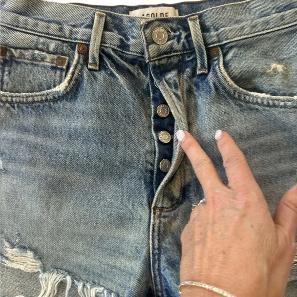 Agolde Jaden Vintage Denim Shorts