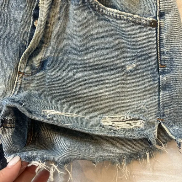 Agolde Jaden Vintage Denim Shorts