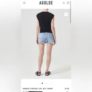 Agolde Parker cut off vintage shorts size 27