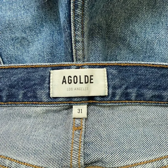 AGOLDE Parker Distressed Cut Off Shorts size 31