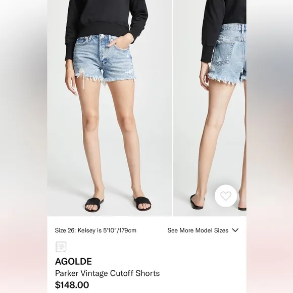 AGOLDE | Parker Vintage Cutoff Shorts (Swapmeet)