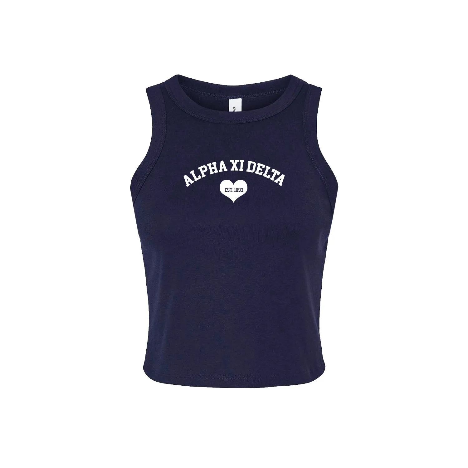 Alpha Xi Delta Cropped Tank Top