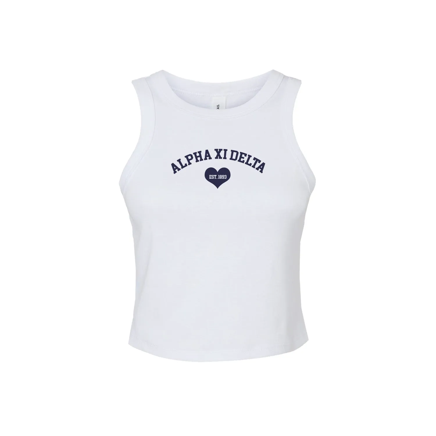 Alpha Xi Delta Cropped Tank Top