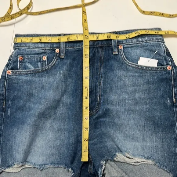 Anthropologie Modern American East Side High Rise Cut Off Short Size 29