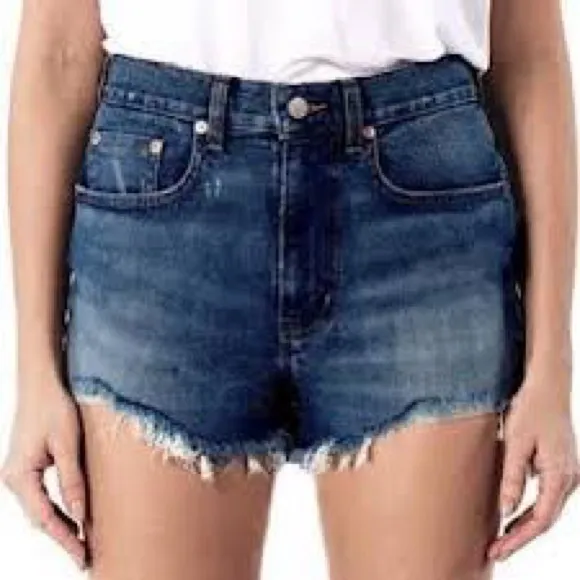 Anthropologie Modern American East Side High Rise Cut Off Short Size 29