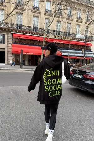 ANTISOCIAL HAND PAINTED ZIP HOODIE
