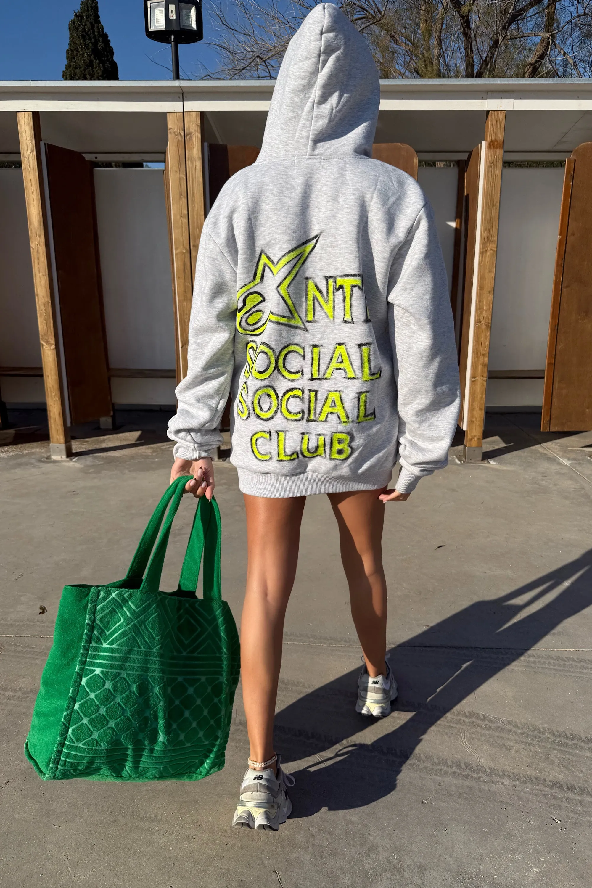 ANTISOCIAL HAND PAINTED ZIP HOODIE