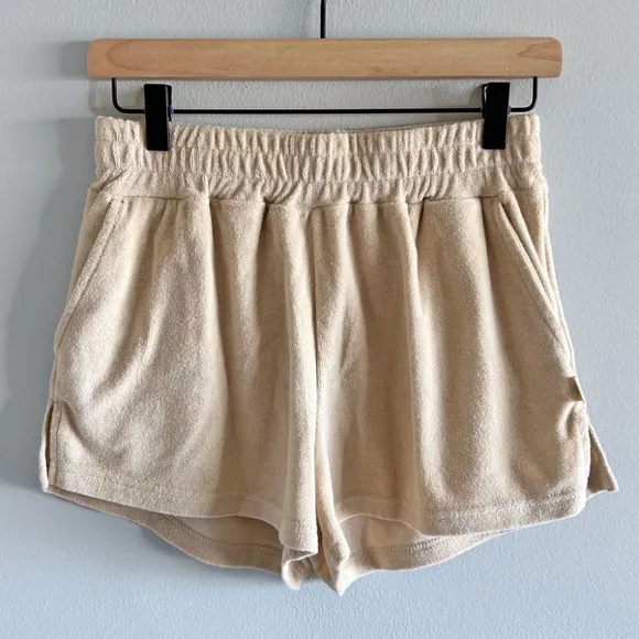 ARAMINTA JAMES Terry Classic Short in Biscuit Color Size 6/XS - NWT