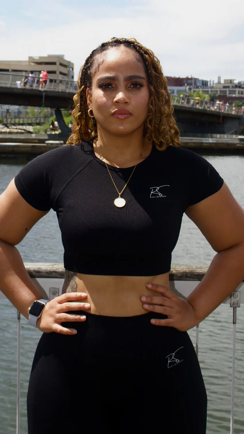 Ayanna Seamless Fitted Crop Top