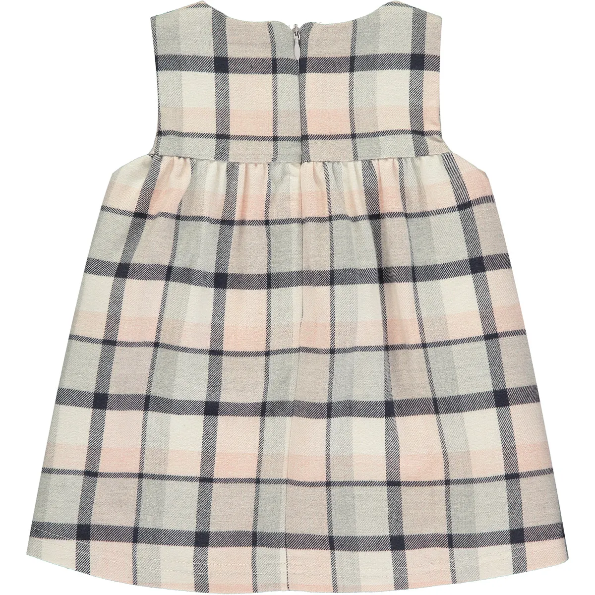 Baby Girl Bodysuit and Check Dress Outfit Set