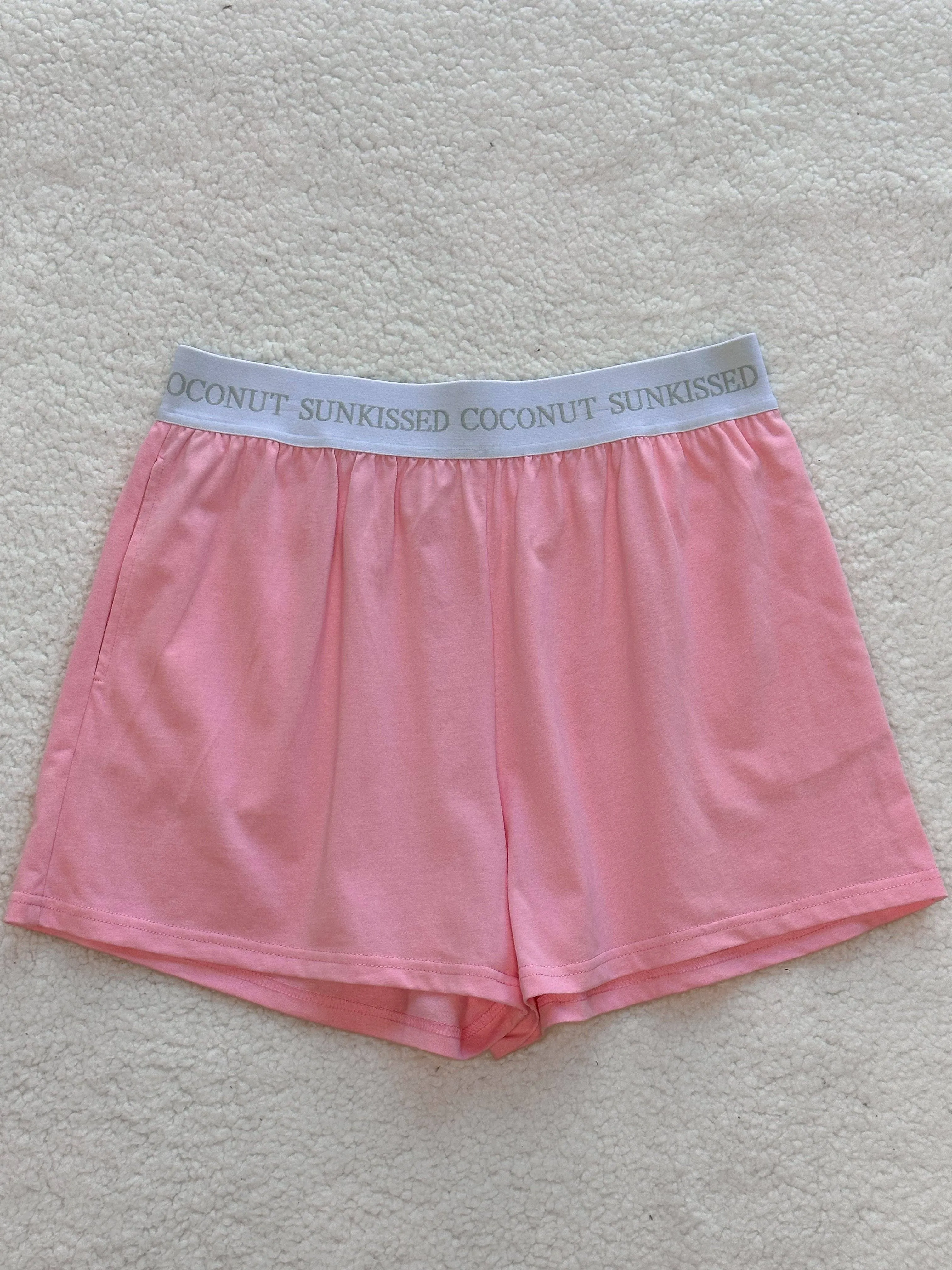 Basic Watercolor Shorts: Lush Pink