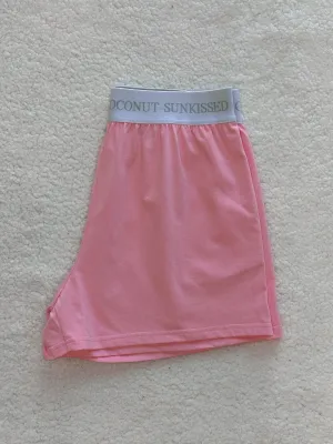 Basic Watercolor Shorts: Lush Pink