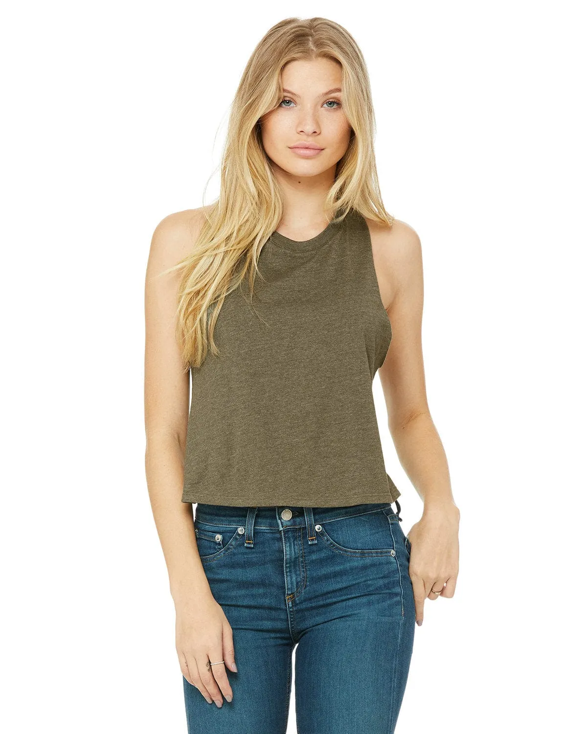 Bella Canvas Ladies Racerback Cropped Tank