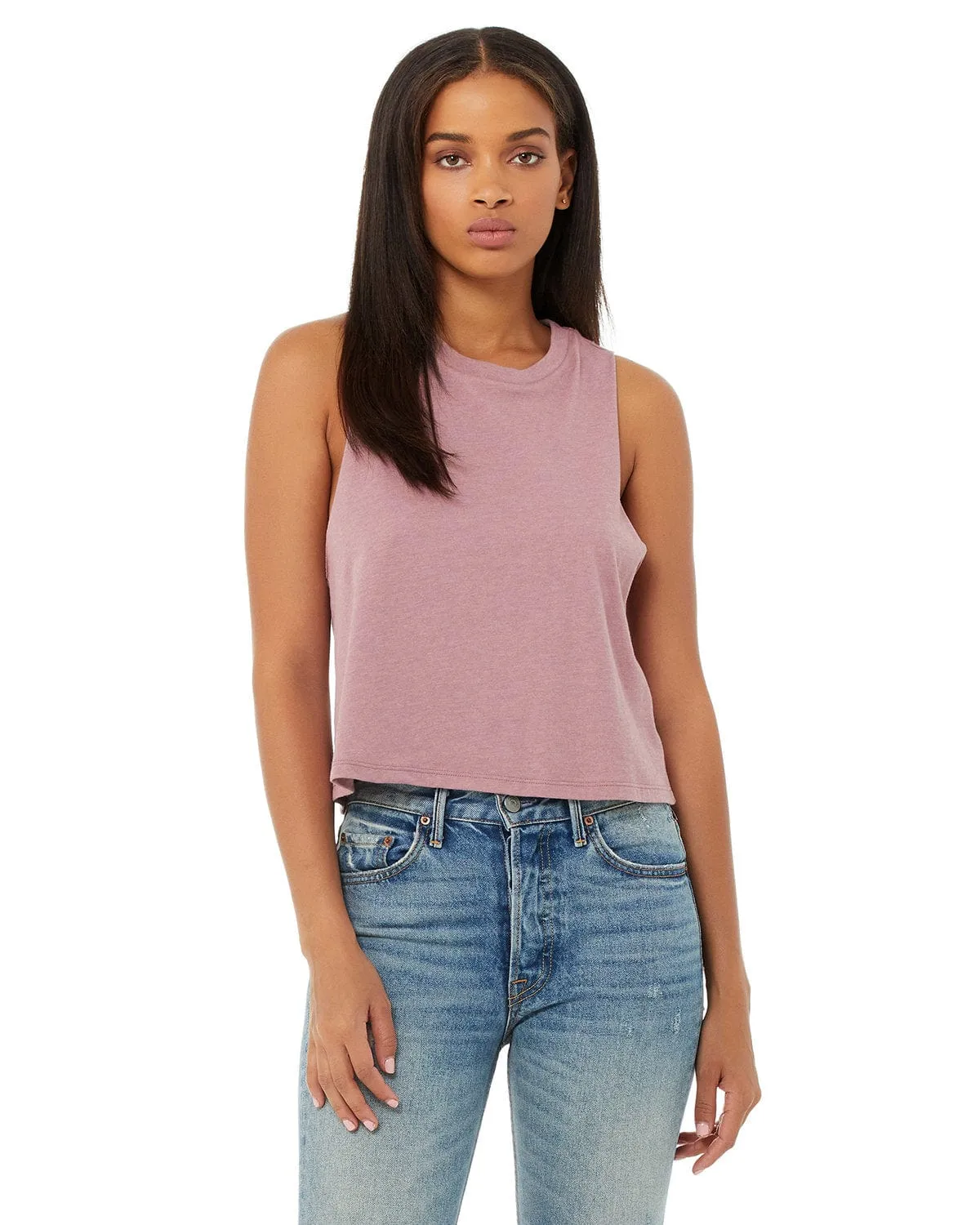Bella Canvas Ladies Racerback Cropped Tank