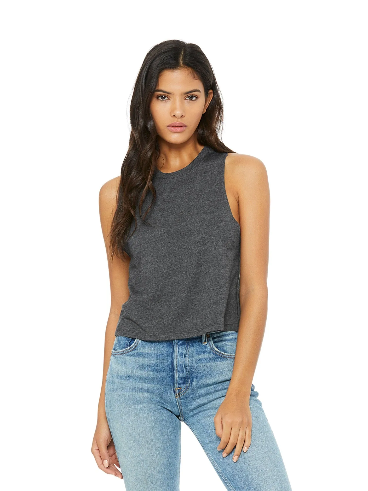 Bella Canvas Ladies Racerback Cropped Tank