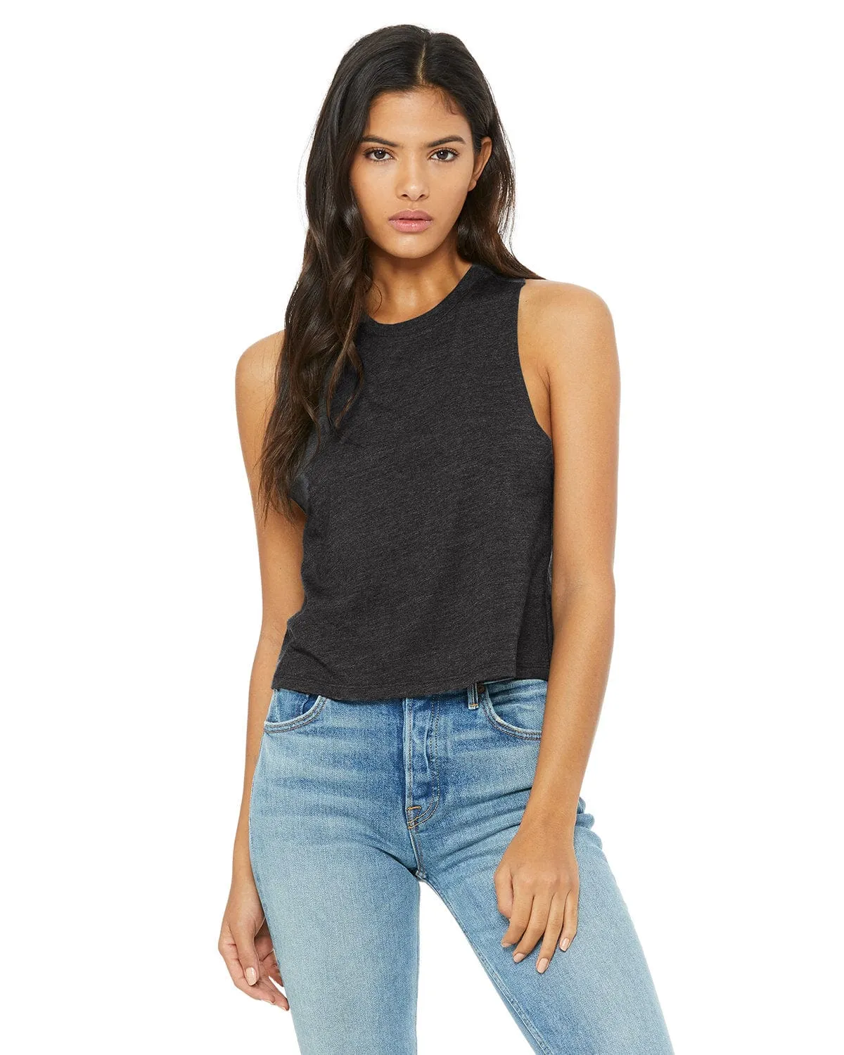 Bella Canvas Ladies Racerback Cropped Tank