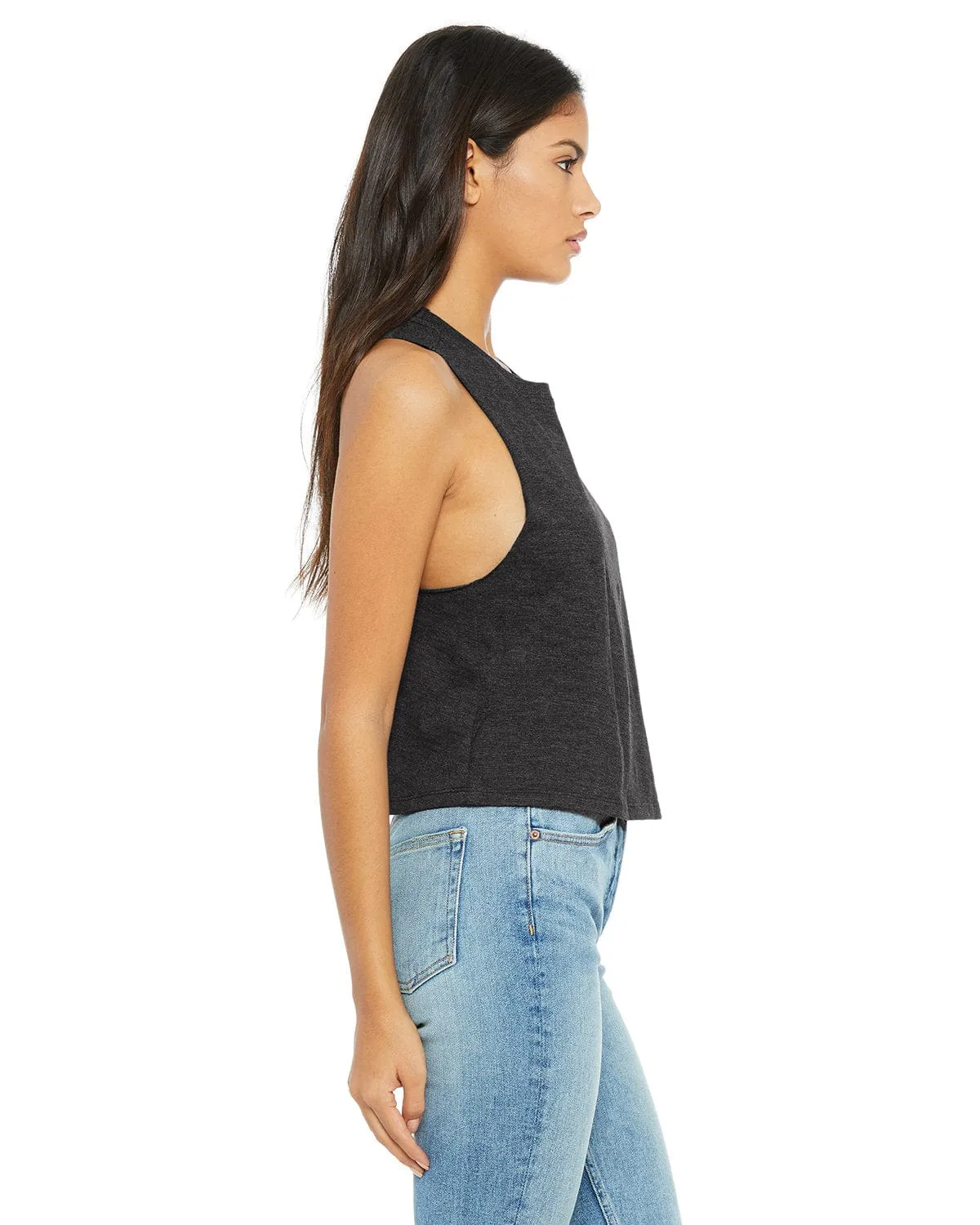Bella Canvas Ladies Racerback Cropped Tank