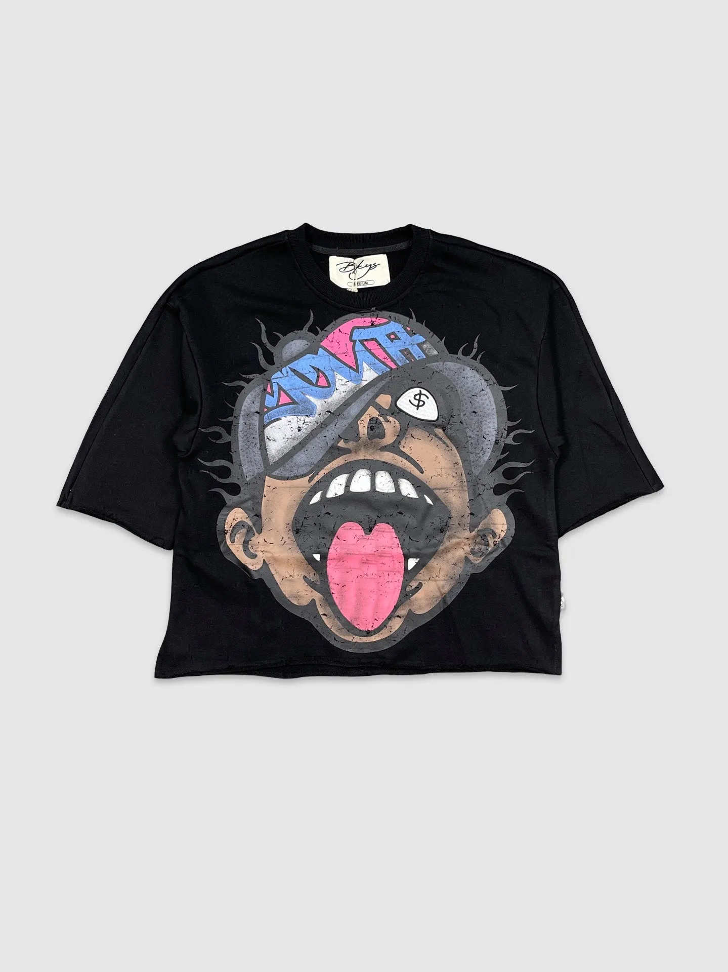 BKYS-T1230-Crash Cropped Tee