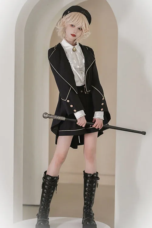 Black Vintage Tomorrow Vow Ouji Lolita Shorts