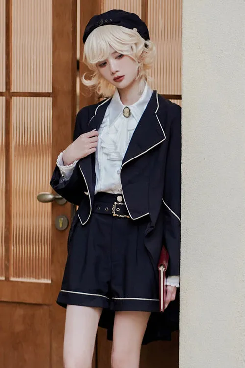 Black Vintage Tomorrow Vow Ouji Lolita Shorts