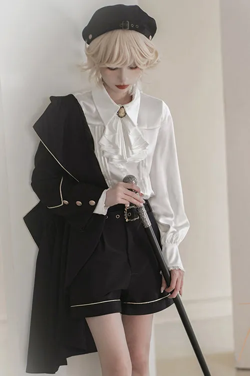 Black Vintage Tomorrow Vow Ouji Lolita Shorts