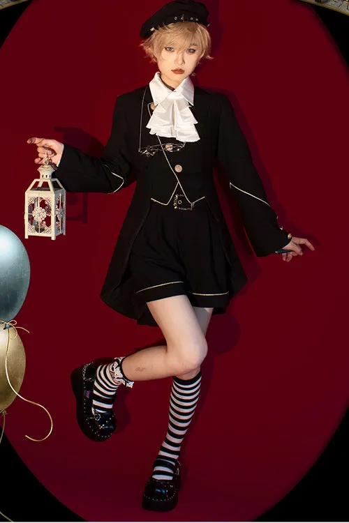 Black Vintage Tomorrow Vow Ouji Lolita Shorts