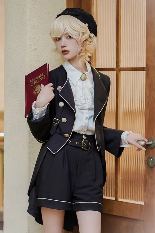 Black Vintage Tomorrow Vow Ouji Lolita Shorts