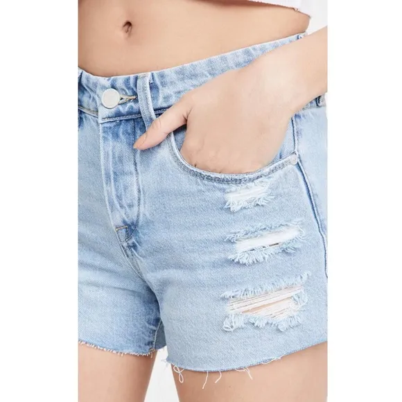 [BLANKNYC] Womens Luxury Clothing Indigo Barrow Vintage High Rise Denim …
