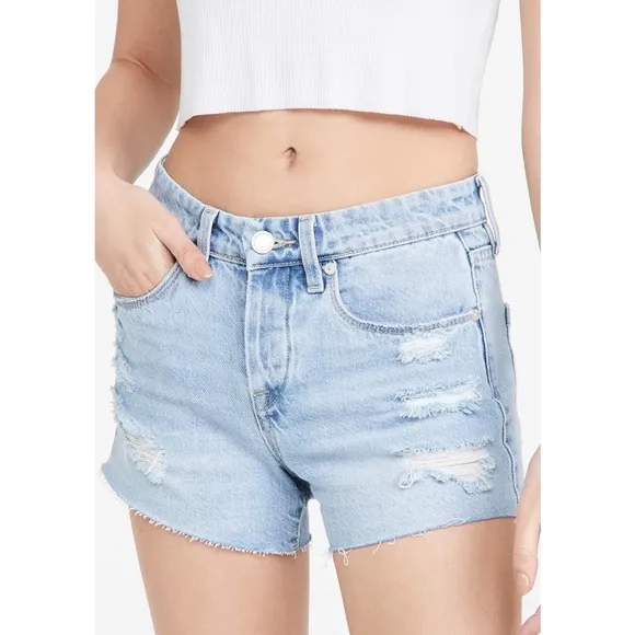 [BLANKNYC] Womens Luxury Clothing Indigo Barrow Vintage High Rise Denim …