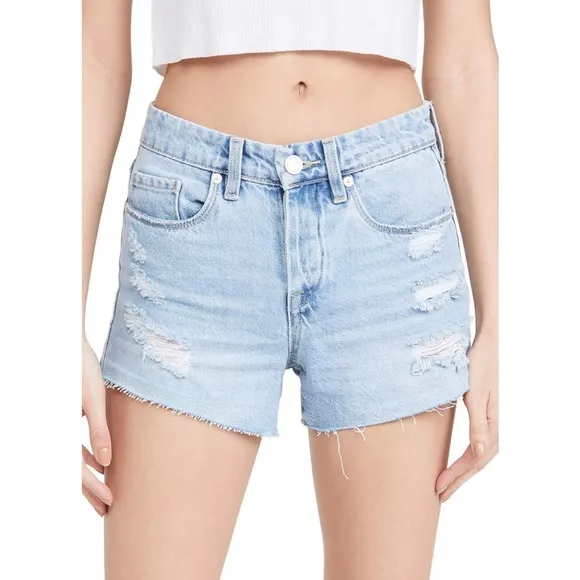 [BLANKNYC] Womens Luxury Clothing Indigo Barrow Vintage High Rise Denim …