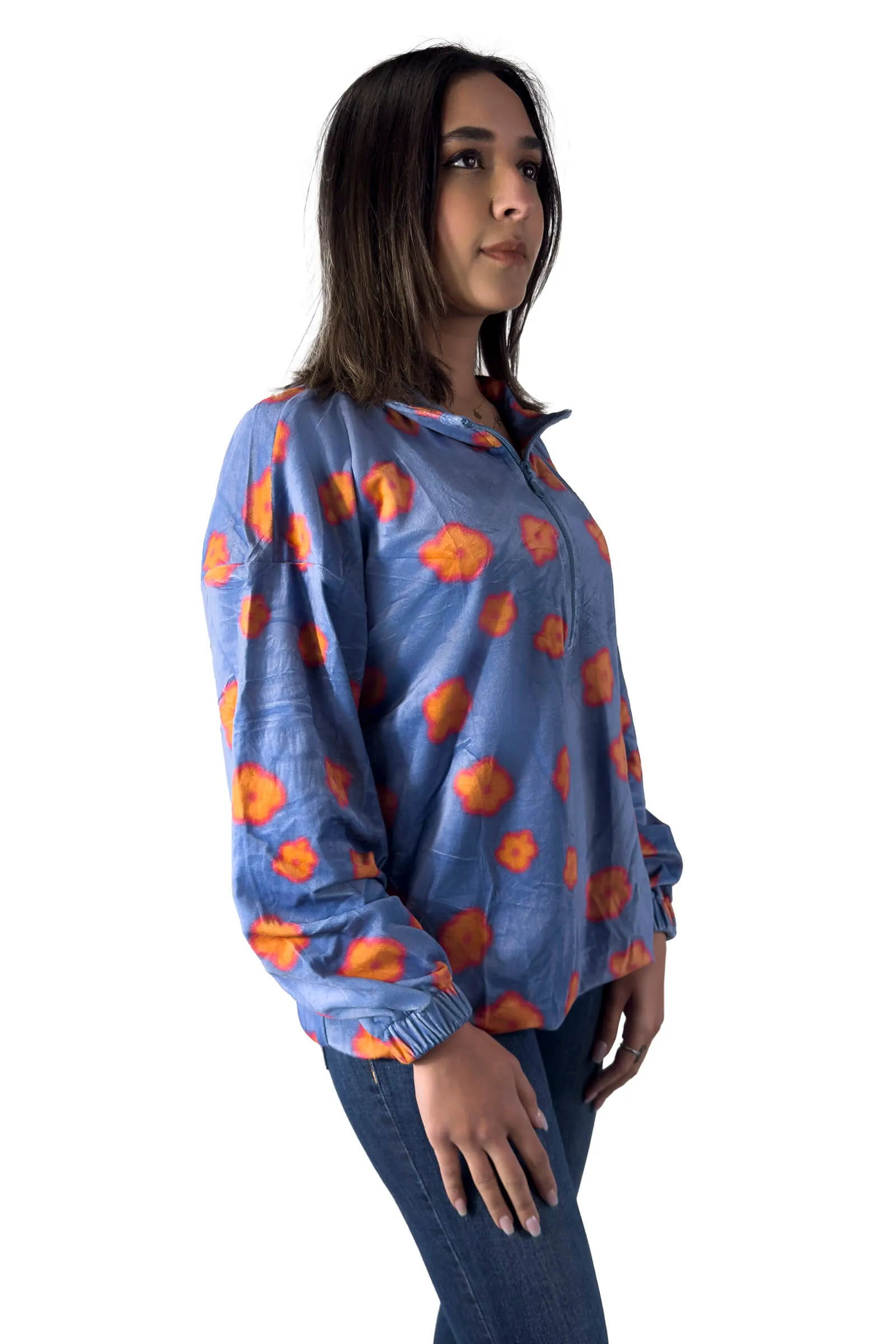 Bloom Burst Half-Zip Pullover