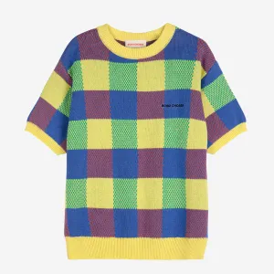 Bobo Choses Woman - Vichy jacquard cotton jumper