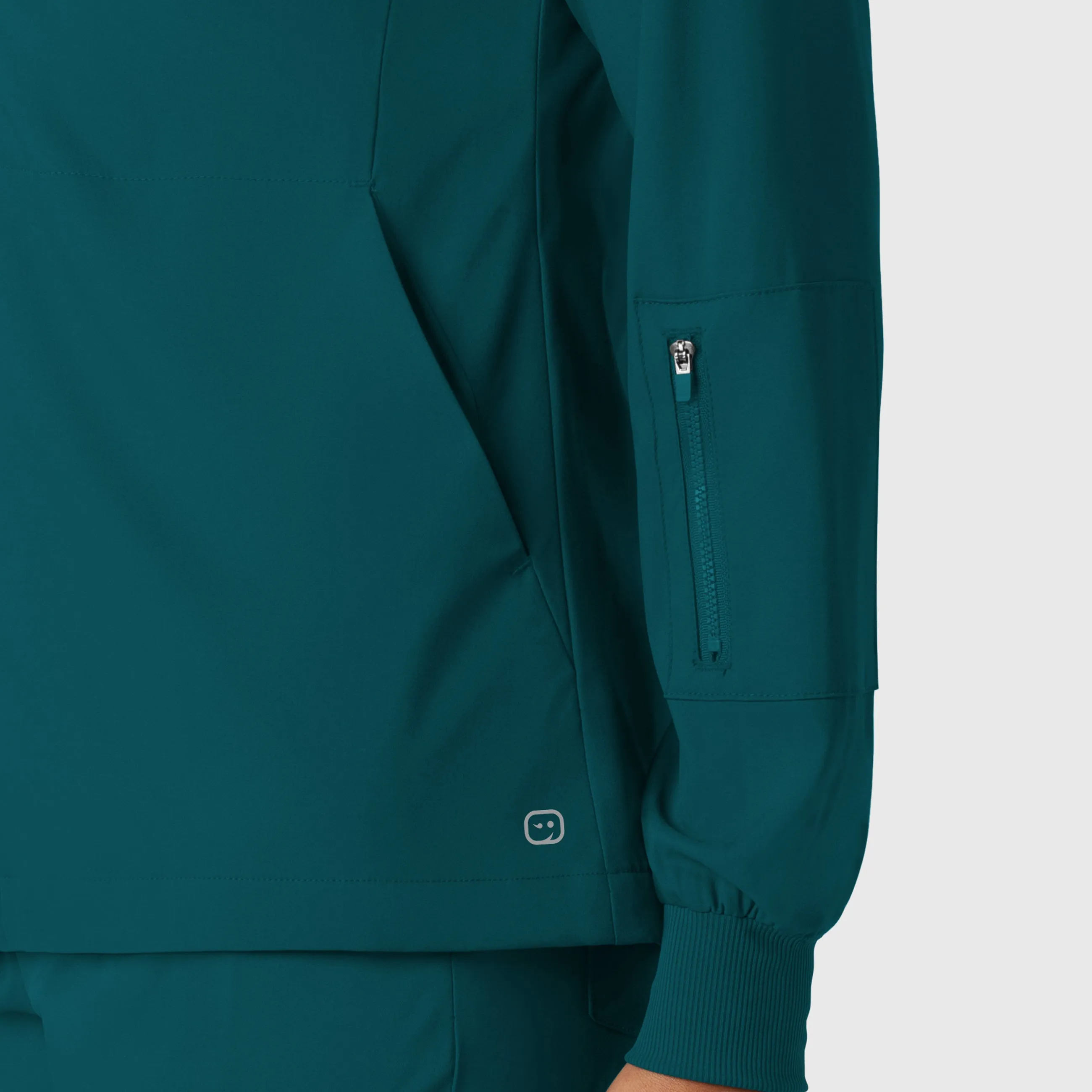 Boundless 8151 Warm Up Scrub Jacket Caribbean