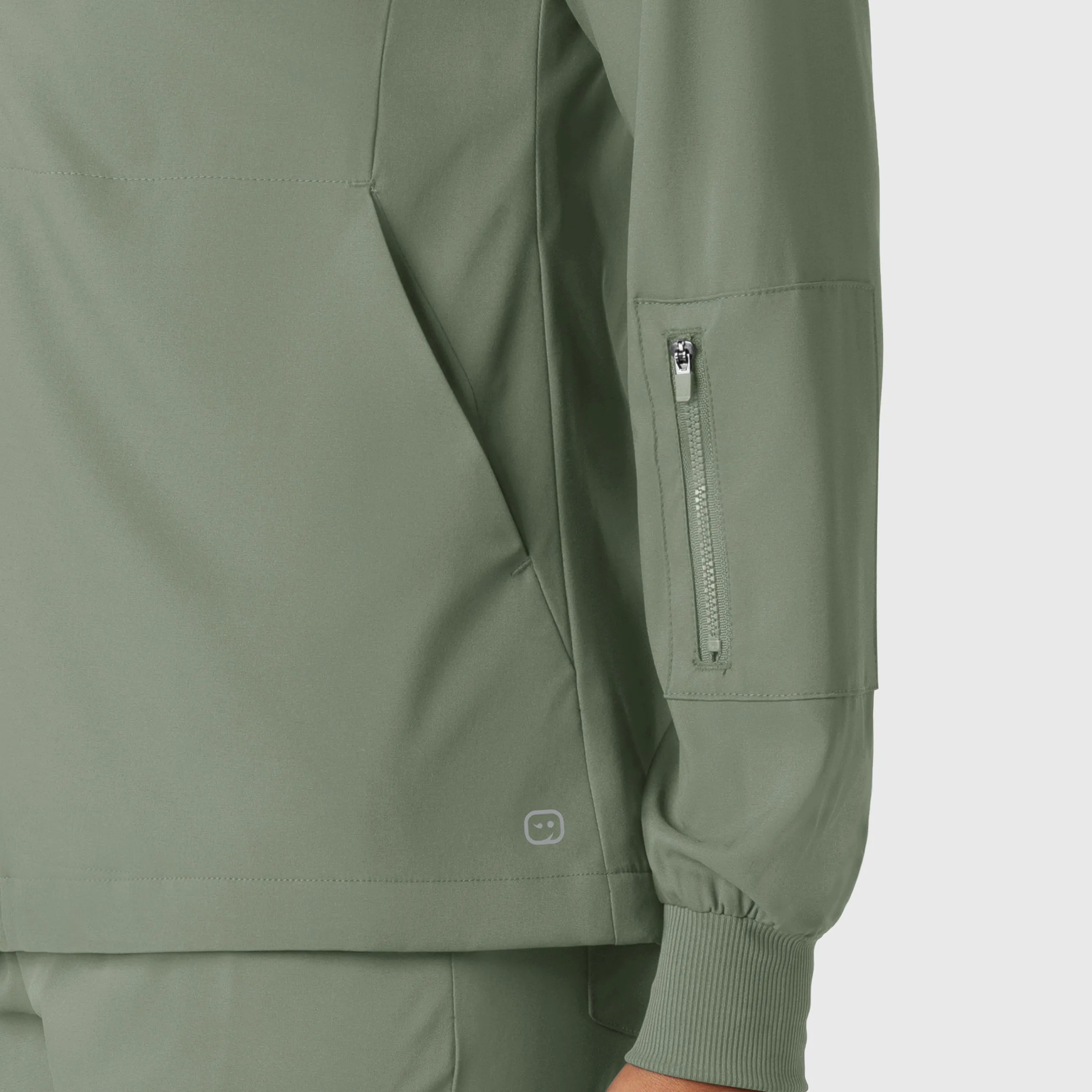 Boundless 8151 Warm Up Scrub Jacket Sage