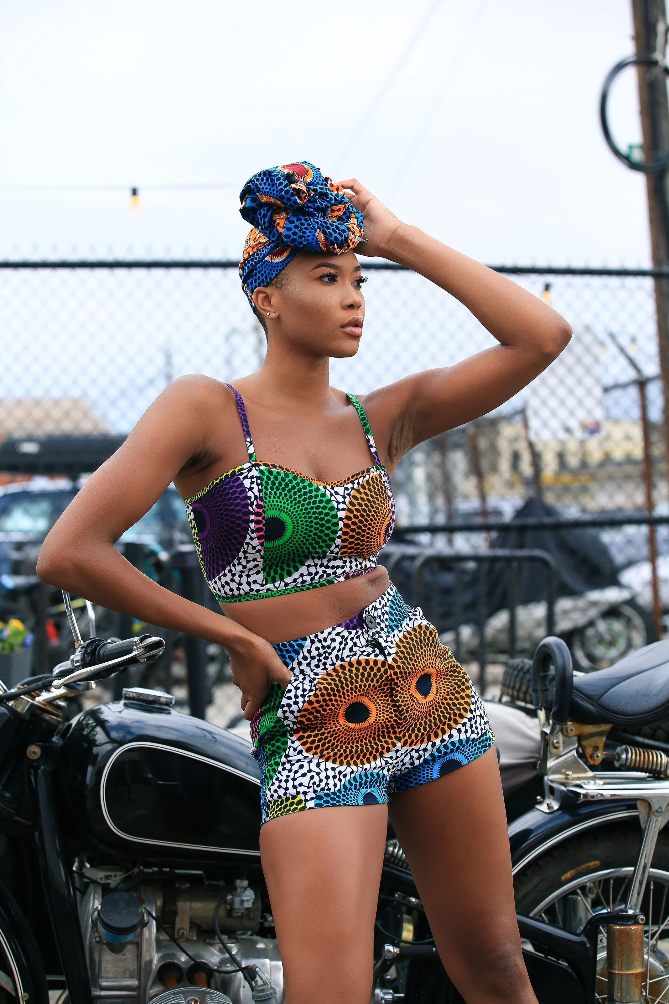 Bralette Top and Shorts Set