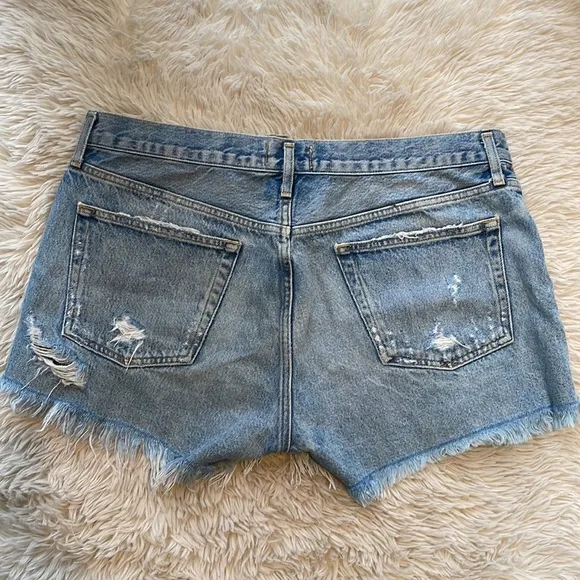Brand New Agolde Parker Cut-Off Denim  Shorts