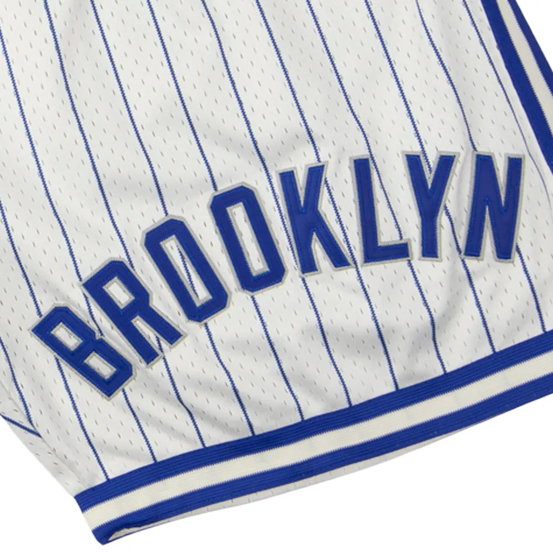 Brooklyn Royal Giants Vintage Inspired NL Replica Pinstripe Mesh Shorts
