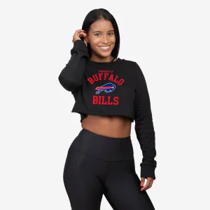 Buffalo Bills Womens Cropped Team Crewneck