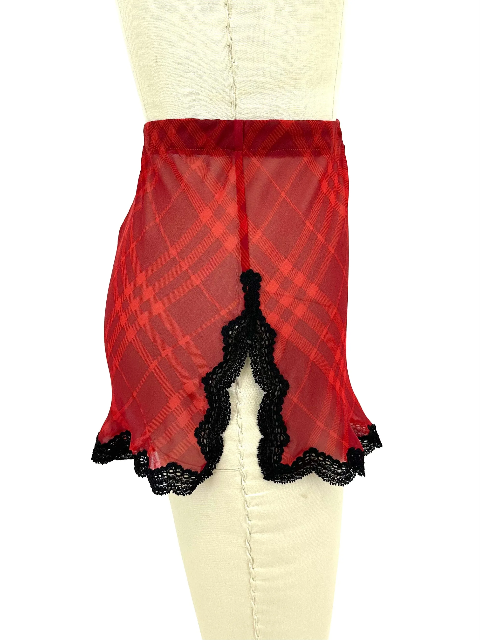 Burberry Check Silk Lounge Set